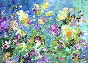 Explosion Of Joy 22 Painting by Miki De Goodaboom Explosion Of Joy 22 Painting by Miki De Goodaboom