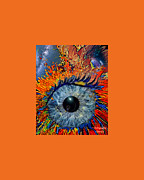 Eye See Milky Way Sunflowers Digital Art by Pamela Smale Williams