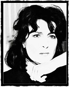 Eyes of Actress Drawing by Stefano Senise