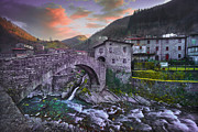 Fabbriche di Vallico, the Bridge and the Creek Photograph by Stefano Orazzini