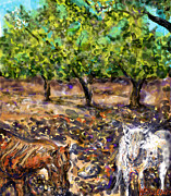 Fair Oaks, Mid Morning  Digital Art by Angela Weddle