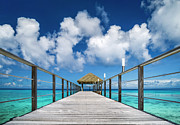 Rangiroa - perspective Photograph by Olivier Parent