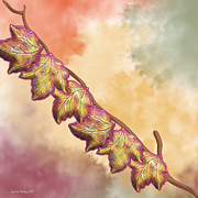 Fall Leaves Digital Art by Cindy's Creative Corner