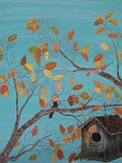 Fall Romance Painting by Berlynn