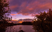 Fall Sunset on Lake Luxembourg Photograph by Denise Harty Fall Sunset on Lake Luxembourg Photograph by Denise Harty