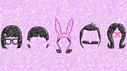 Family sketch Drawing by Darrell Foster