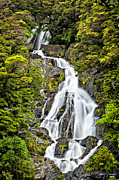Fan Tail Falls Photograph by Gary Johnson Fan Tail Falls Photograph by Gary Johnson