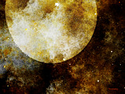 Fantasy Moon Gold Photograph by David Zumsteg