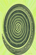 Fancy Spiral Abstract Digital Art by Tom Janca Fancy Spiral Abstract Digital Art by Tom Janca