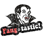 Fang-tastic Vampire Halloween Digital Art by Flippin Sweet Gear