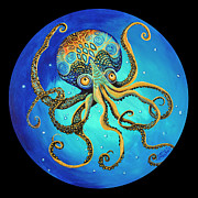 Fantasy Kraken Painting by Darice Machel McGuire