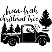 Farm fresh Christmas tree Digital Art by Jacob Zelazny