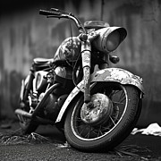 Fatboy Hotrod Motorcycle with Custom Paint Digital Art by Yo Pedro