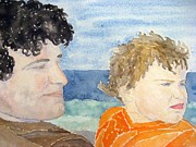 Father and Son Painting by John Klobucher Father and Son Painting by John Klobucher