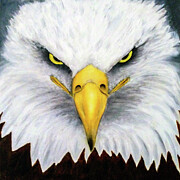 Feathers of Power Painting by Mary Gaines
