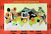 Festival at Sandpoint 2015 Painting by Grant Nixon Festival at Sandpoint 2015 Painting by Grant Nixon