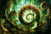 Fiddlehead Forest Digital Art by Lisa Yount