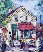 Fiddlehead Painting by Les Leffingwell