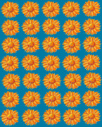Field of Sunflowers for Peace and Justice Digital Art by Iris Richardson