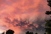 Fiery Sunset and Menacing Mammatus Clouds Photograph by James BO Insogna