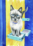 Fip Warrior Barry Obameow Painting by Dora Hathazi Mendes