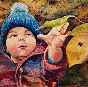 First Fall Painting by Merana Cadorette