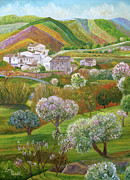 First Spring In Cariatiz Painting by Angeles M Pomata First Spring In Cariatiz Painting by Angeles M Pomata