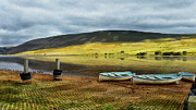Fishing Boats - Threipmuir Reservoir Photograph by Yvonne Johnstone