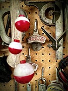 Fishing Bobbers and Bottle Opener  Photograph by Mary Lee Dereske