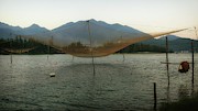 Fishing Nets And Mountain Ranges II Photograph by Robert Bociaga