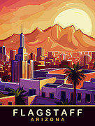 Flagstaff, Arizona Digital Art by Long Shot Flagstaff, Arizona Digital Art by Long Shot