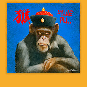 Fling Pu... Painting by Will Bullas