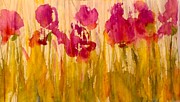 Floating Irises  Painting by Caroline Patrick