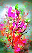 Floral Abstract 01 Digital Art by Matthias Hauser