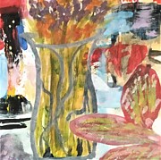 Floral Abstract Painting by Suzanne Berthier Floral Abstract Painting by Suzanne Berthier