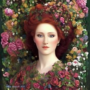Flower Fantasy Jennie Digital Art by Stacey Mayer