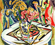 Flowers Painting by Henry Lyman Sayen