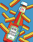 Flying Fries Digital Art by Ron Magnes