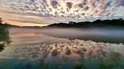 Fog over the River at Sunrise Photograph by Photobuphs Nature Photography