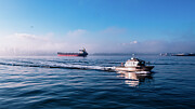 Foggy Burrard Dry Dock North Vancouver 4478 Photograph by Neptune Images