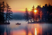 Foggy Lake Photograph by Pete Federico