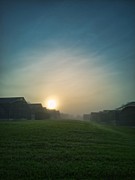 Foggy Morning Suburbia Photograph by Portia Olaughlin