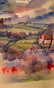Foggy Valley Digital Art by Rod Turner