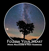 Follow Your Heart Cutout Background Photograph by White Mountain Images
