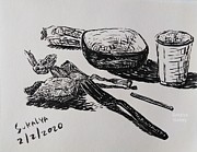 Food garbage Drawing by Sukalya Chearanantana Food garbage Drawing by Sukalya Chearanantana