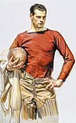 Football Player Digital Art by Mango Art