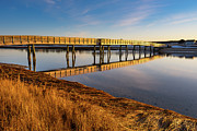 Footbridge Morning Photograph by Jeff Sinon Footbridge Morning Photograph by Jeff Sinon
