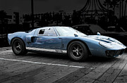 Ford G T 40 - Blue Photograph by Gene Parks