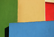Four Colored Walls Photograph by Prakash Ghai