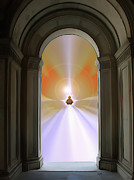 Fractal Angel at The Door Mixed Media by Shelli Fitzpatrick Fractal Angel at The Door Mixed Media by Shelli Fitzpatrick